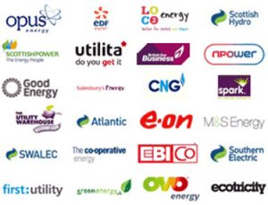 Lists of energy suppliers in UK