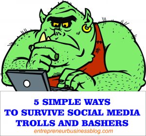 deal with social media trolls and bashers