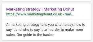 Definition of marketing strategy