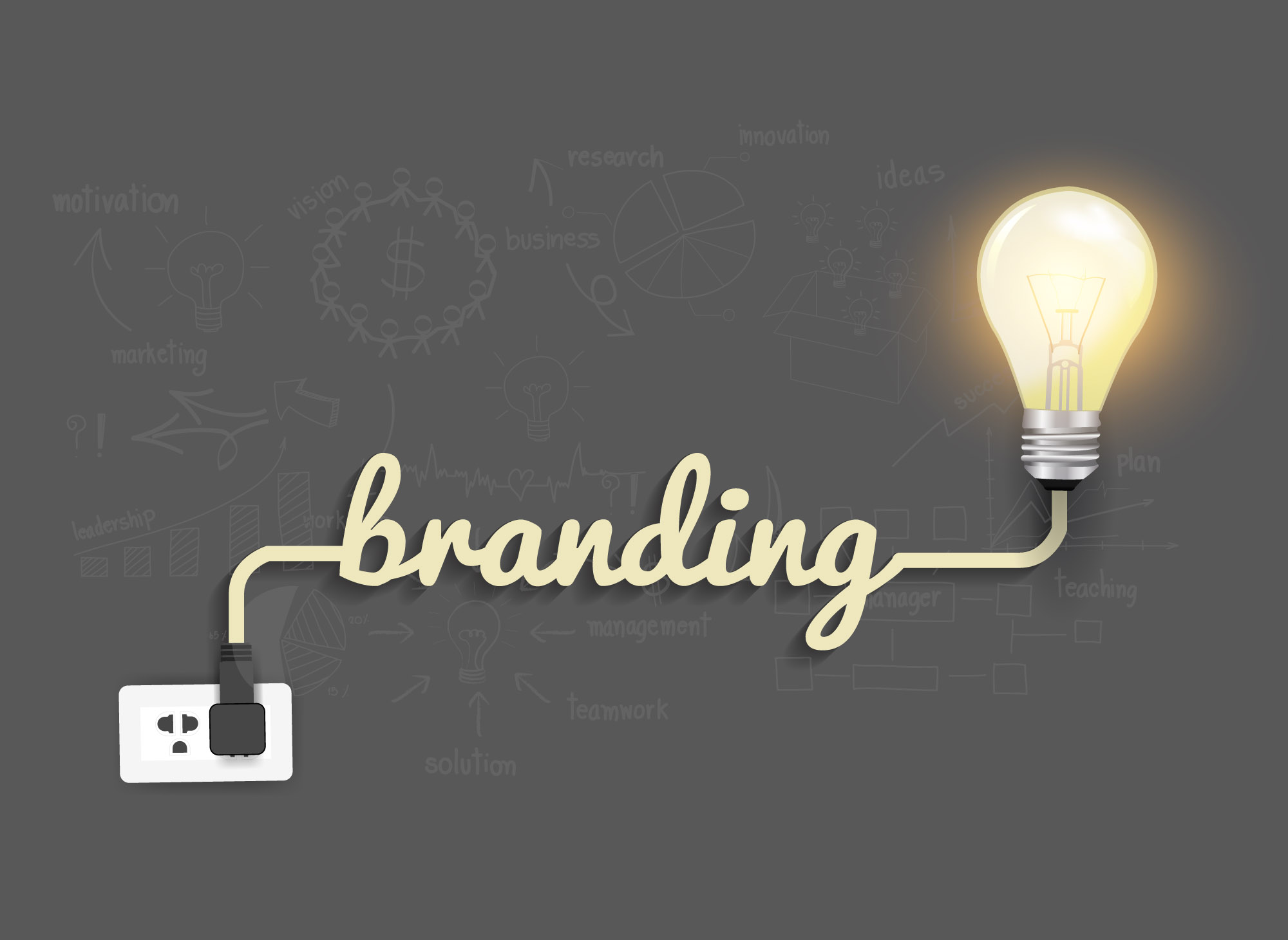 Infographic of the branding strategy of a successful business