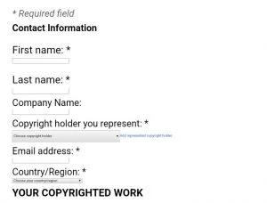 How to submit a blog for Google takedown