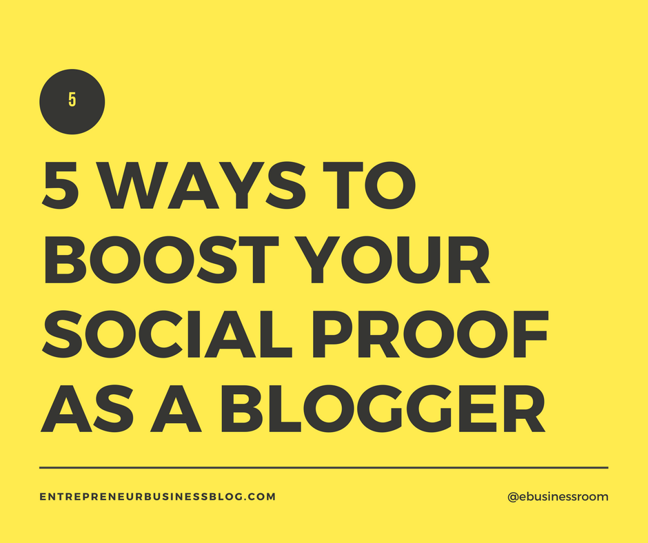 Boost your social proof as a blogger
