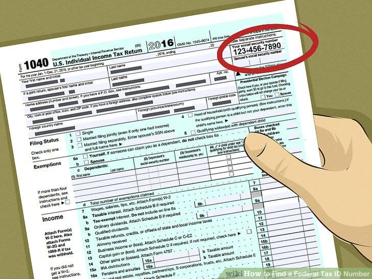 How to apply for tax ID from the revenue office in the United States