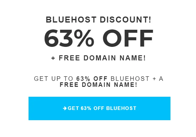 Bluehost discount offered by the best US-based web hosting provider