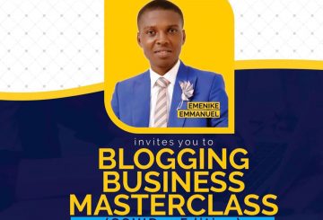 Blogging business masterclass by Emenike Emmanuel
