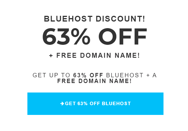 Bluehost discount offered by the best US-based web hosting provider